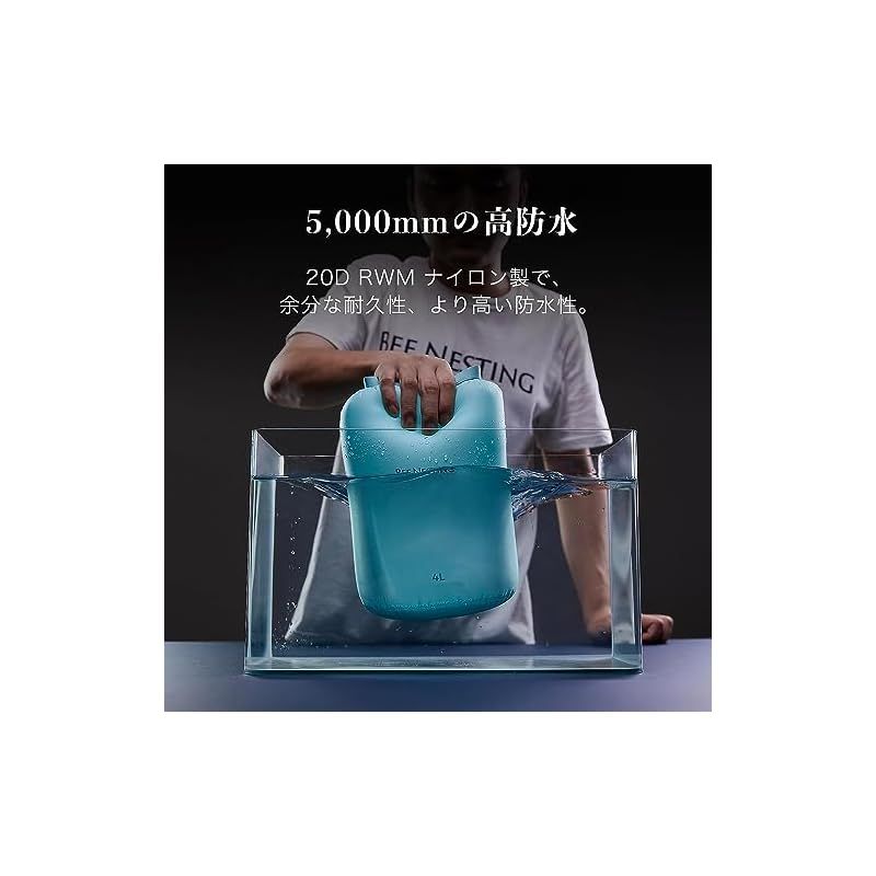 【新品】 Bee Nesting 防水バッグ ドライバッグ 3点セット (2L 4L 8L) 大容量 収納 スタッフバッグ 超軽量 20Dナイロン 耐水圧5000mm ショルダーベルト付き 登山 プール ジム アウトドア 防災(ミントグリーン//ライトグレ 0 【新品】 Bee Nesting 防水バッグ ドライバッグ 3点セット (2L 4L 8L) 大容量 収納 スタッフバッグ 超軽量 20Dナイロン 耐水圧5000mm ショルダーベルト付き 登山 プール ジム アウトドア 防災(ミントグリーン//ライトグレ 0