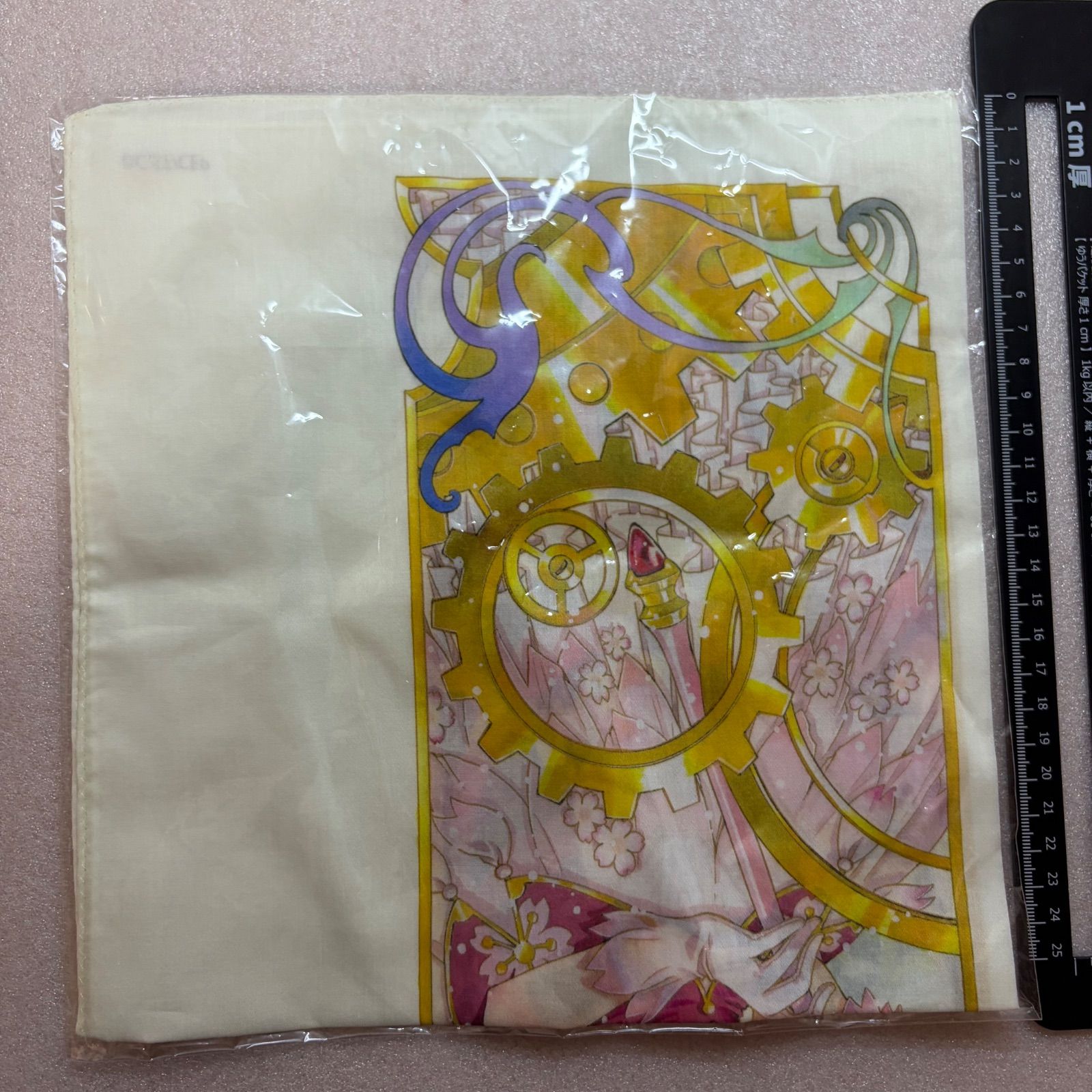 CLAMP展 プリントハンカチ 阿修羅＆さくら カードキャプターさくら