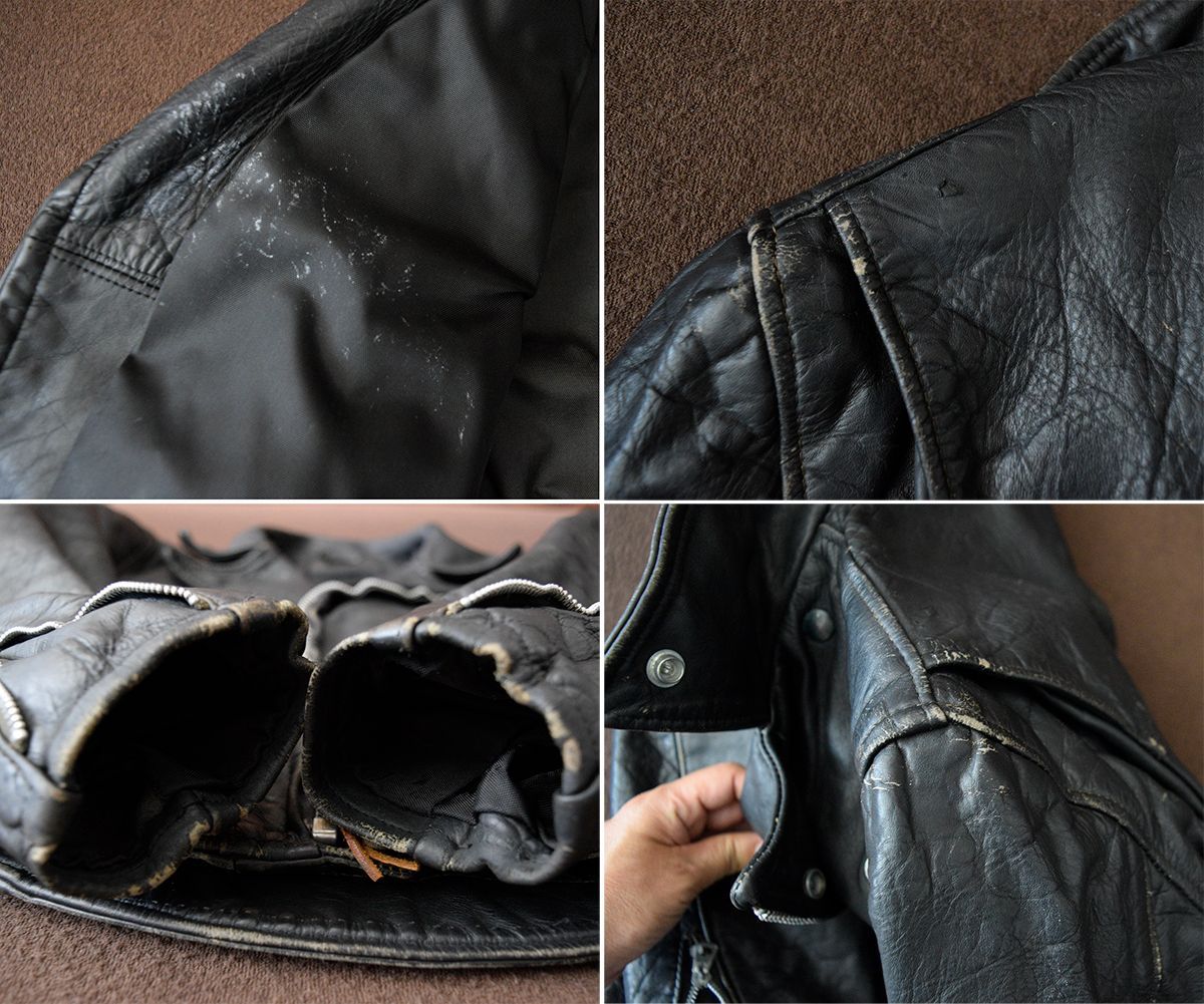 70s Schott ショット CHP ダブルライダース 40 ヴィンテージ レザー