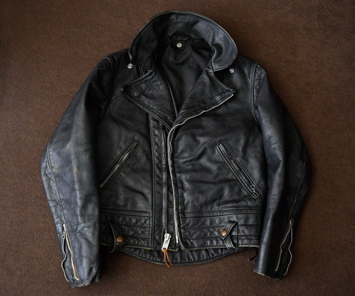 60s ヴィンテージダブルライダースレザージャケット　40　ツースター 70s Schott ショット CHP ダブルライダース 40 ヴィンテージ レザー