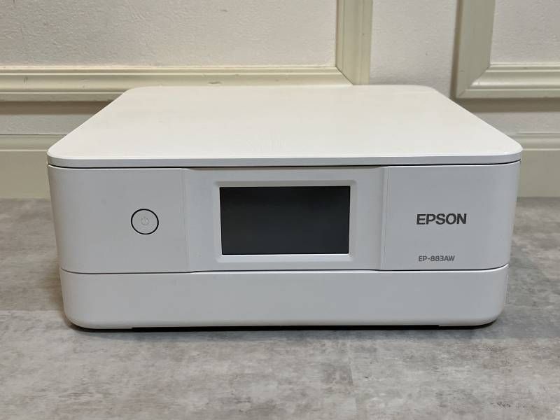 EPSON EP-883AW インクジェットプリンター 20年製 ホワイト 動作確認