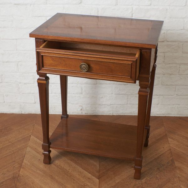 定29万 DREXEL HERITAGE フランチェスカ 電話台 クラシック サイドテーブル ナイトテーブル Francesca ドレクセル ヘリテイジ 97675