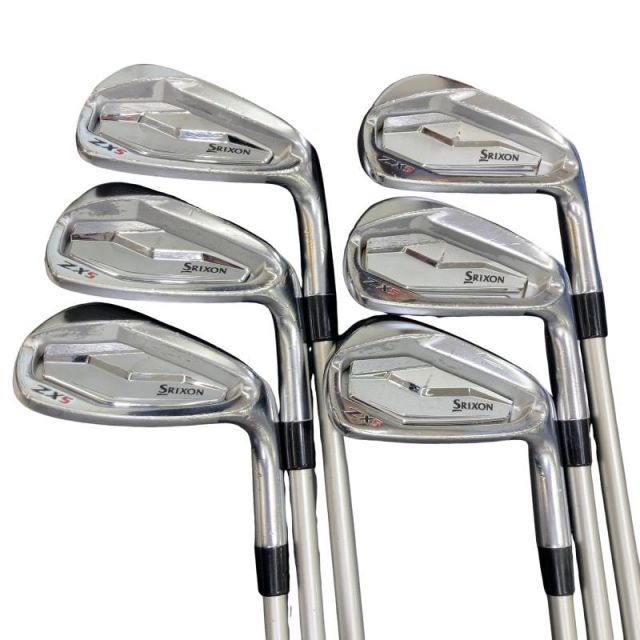 中古】 ダンロップ SRIXON ZX5 6S アイアンセット IR リシャフト