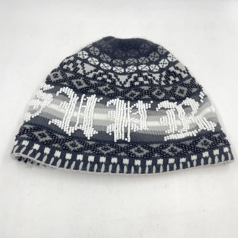 【中古】シュプリーム SUPREME 25FW Beaded Beanie ブラック シュプリーム[24][240024560759]