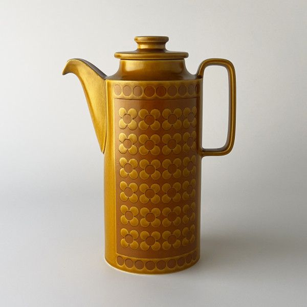 HORNSEA サフラン コーヒーポット 英国 ヴィンテージ 陶器 ホーンジー サフロン Saffron 食器 イギリス モダン ビンテージ 80519