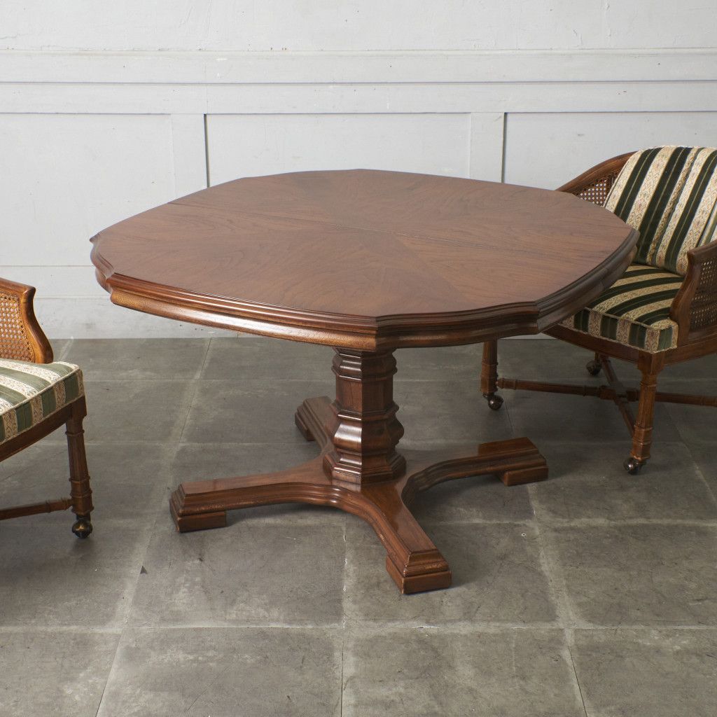 定63万 Drexel Heritage グランドヴィラ パーティテーブル Grand Villa ダイニングテーブル ドレクセル ヘリテイジ クラシック 81062