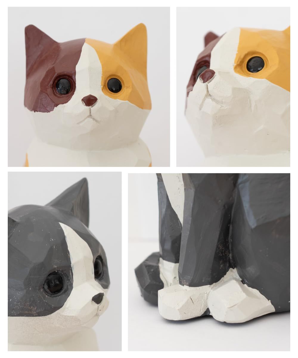 飾って癒されるアニマル貯金箱】 貯金箱 マネーバンク ネコ ハチワレ