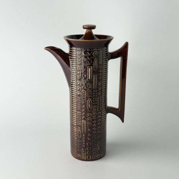 レア PORTMEIRION Cypher サイファー コーヒーポット 英国 ヴィンテージ 食器 ビンテージ イギリス ポートメリオン ブラウン 82928