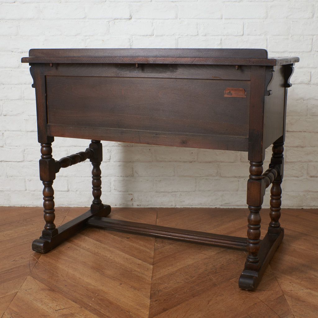レア ERCOL オールドコロニアル コンソール テーブル 英国 アーコール 無垢材 エルム 木製 デスク サイドボード 飾り台 イギリス 83440