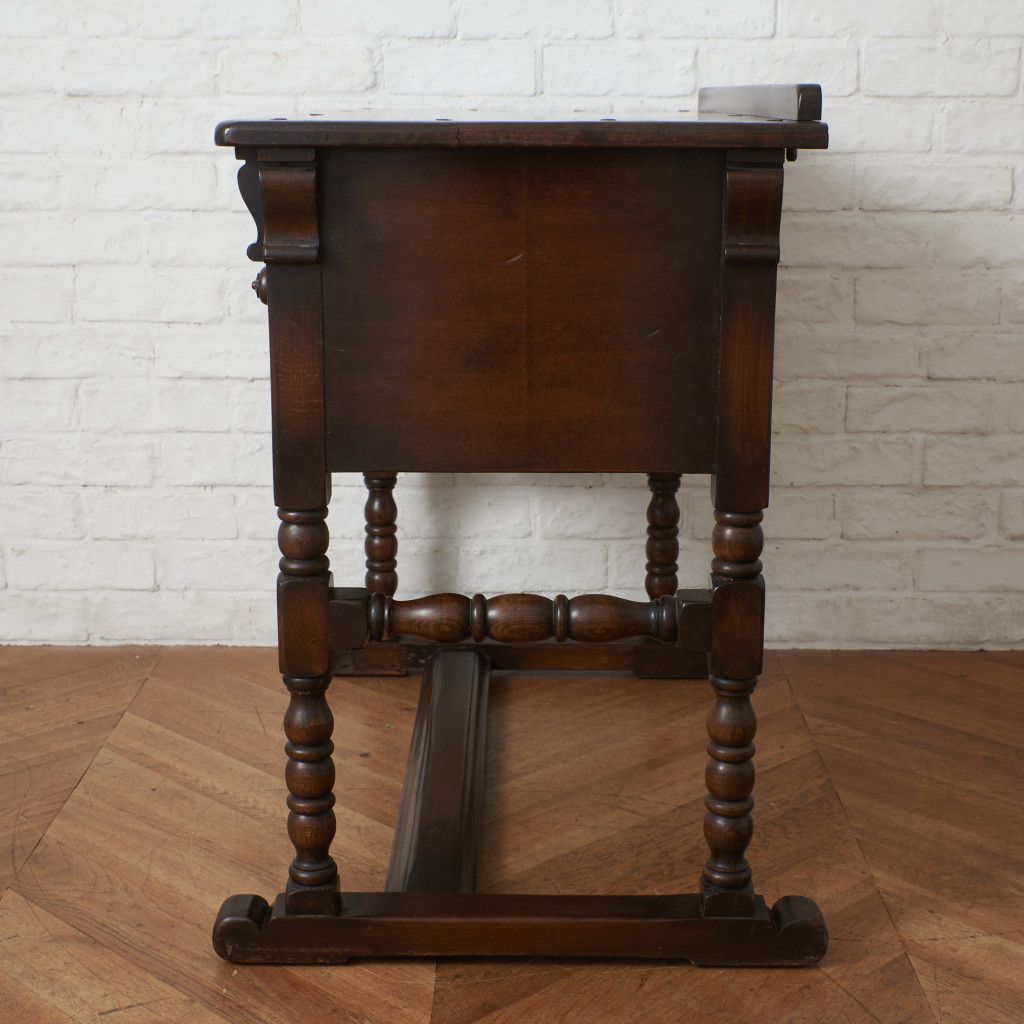 レア ERCOL オールドコロニアル コンソール テーブル 英国 アーコール 無垢材 エルム 木製 デスク サイドボード 飾り台 イギリス 83440
