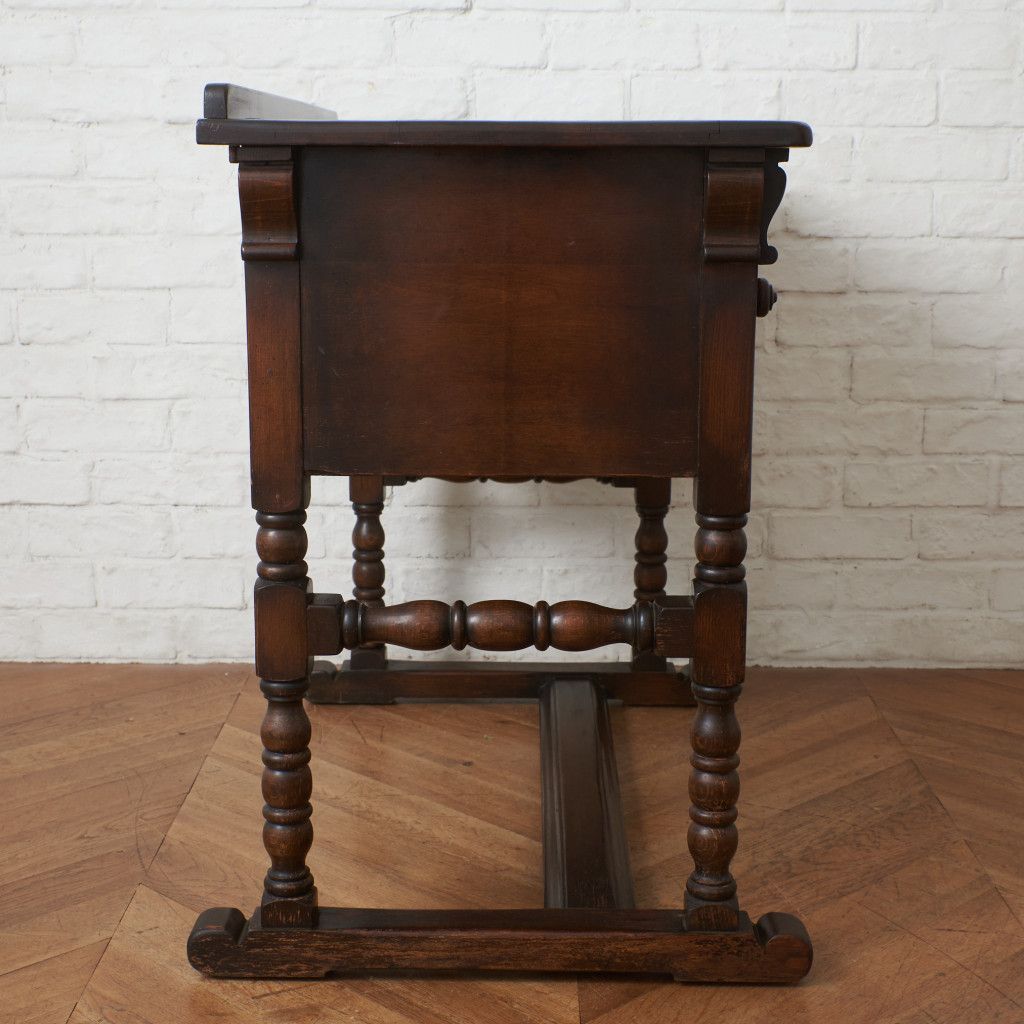 レア ERCOL オールドコロニアル コンソール テーブル 英国 アーコール 無垢材 エルム 木製 デスク サイドボード 飾り台 イギリス 83440