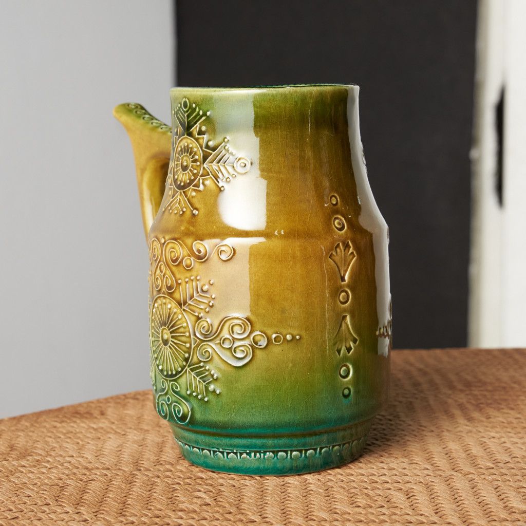 西ドイツ German Art Pottery ヴィンテージ フラワーベース 花器 陶器 