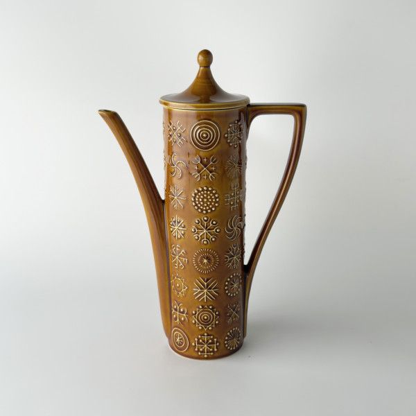 レア PORTMEIRION Totem コーヒーポット 英国 ヴィンテージ 食器 ビンテージ イギリス ポートメリオン トーテム アンバー ポット 87927