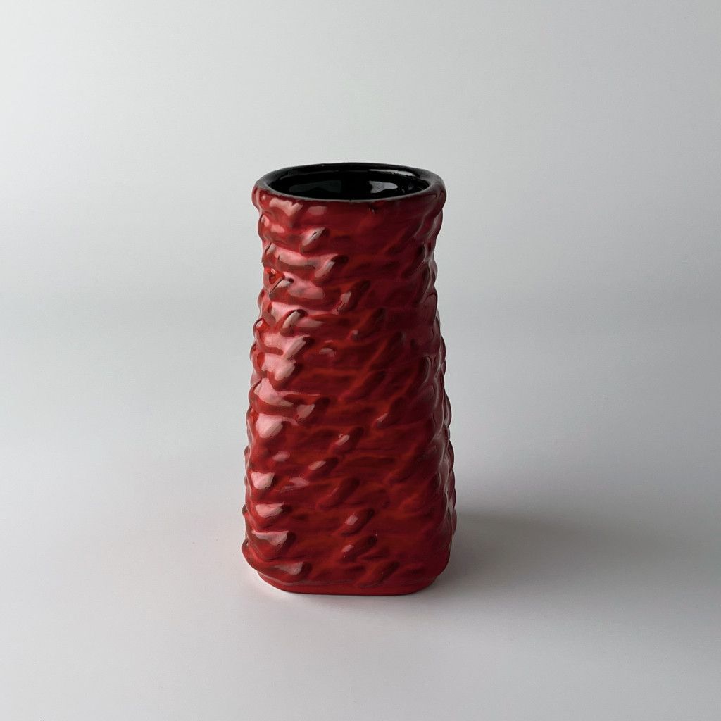 西ドイツ Fat lava ヴィンテージ フラワーベース 花器 陶器 花瓶 ディスプレイ オブジェ ファット ラヴァ ビンテージ モダン 77239 9,438円