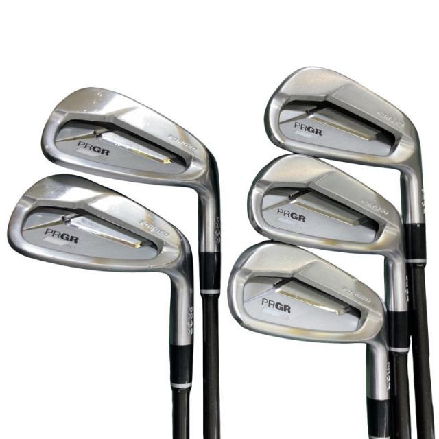 【中古】 プロギア PRGR 03 5S アイアンセット IR Diamana FOR PRGR(2022 IR) (フレックスSR) メンズ 男性用 右利き 右用 Cランク ゴルフクラブ