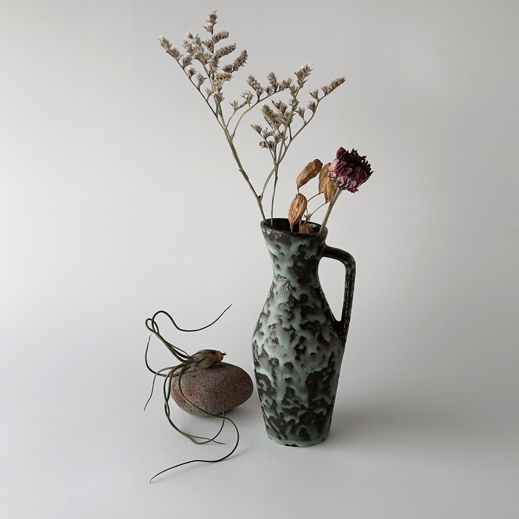 西ドイツ Fat lava ヴィンテージ フラワーベース Scheurich 花器 花瓶 