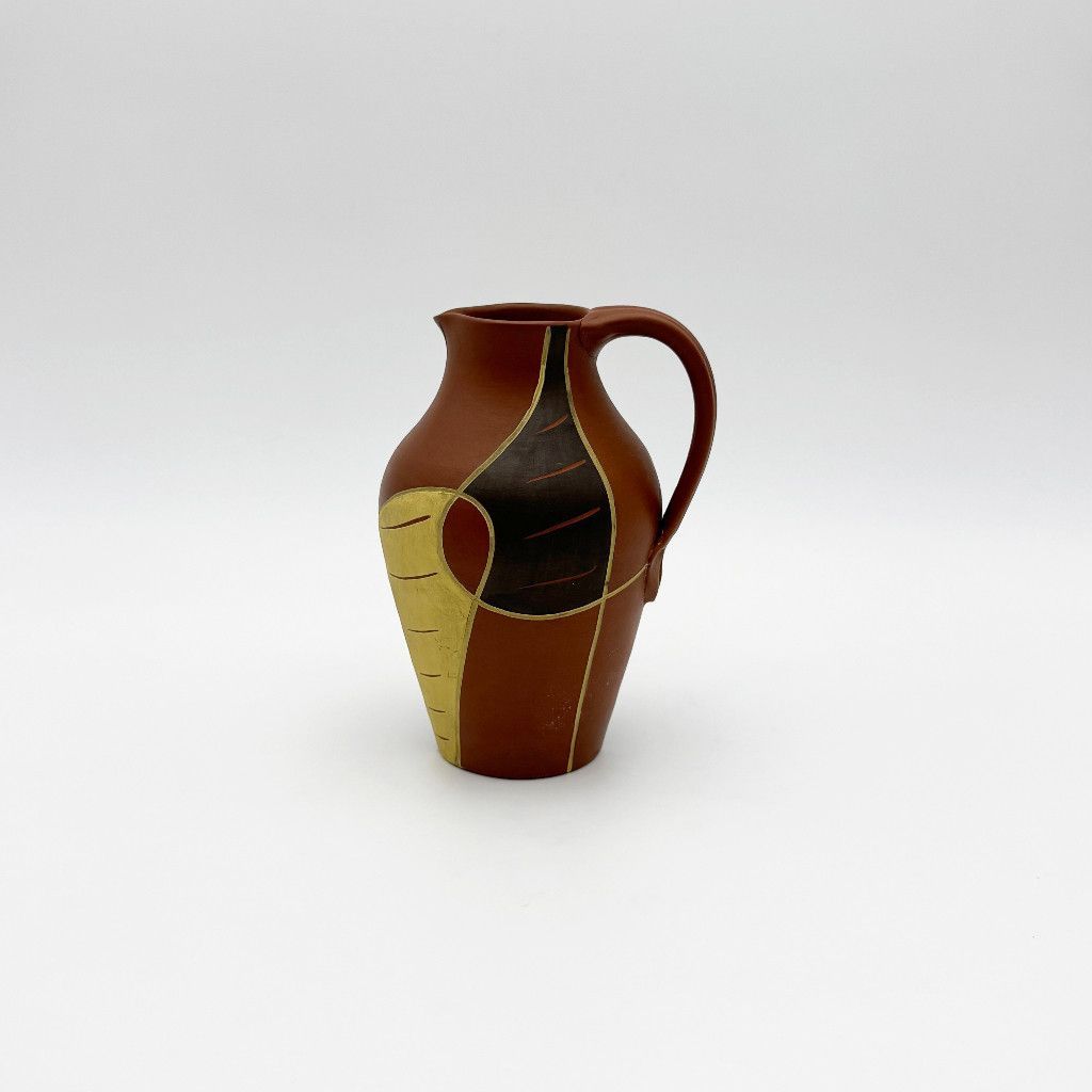 ドイツ製 Sawa Keramik サワケラミック Sgraffito Vase スグラッフィート花瓶 陶器 ジャグ ヴィンテージ 花瓶 79155