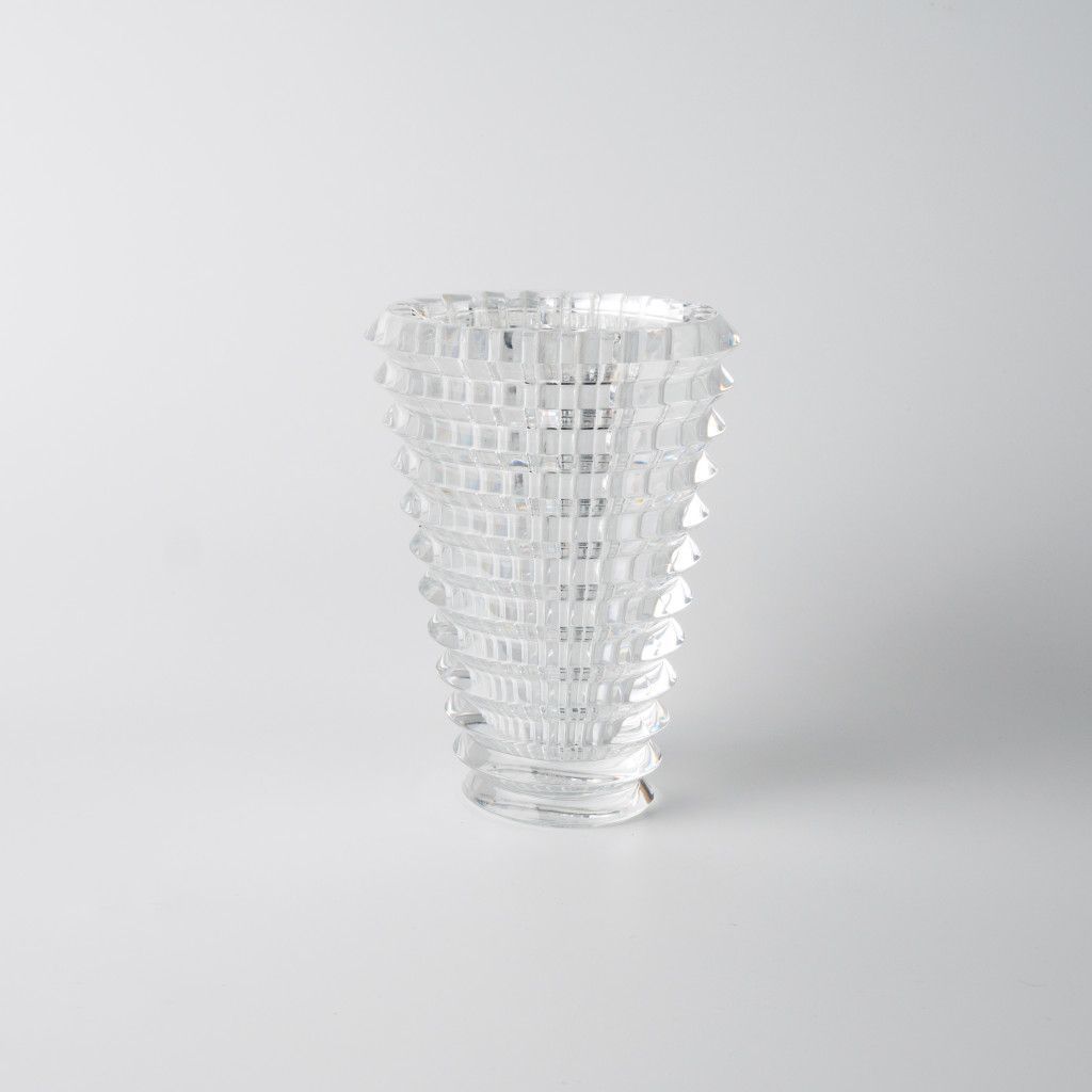 BACCARAT アイ ベース S クリア フラワーベース 箱付き クリスタルガラス 花瓶 花器 ニコラ・トリブロ 置物 フランス バカラ 90580
