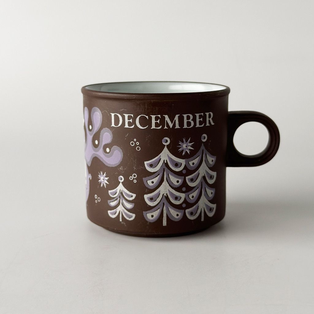 HORNSEA ホーンジー Love Mug ラブマグ マグカップ 英国 ヴィンテージ マンスリーマグ 12月 December 食器 陶器 コーヒーカップ 91365