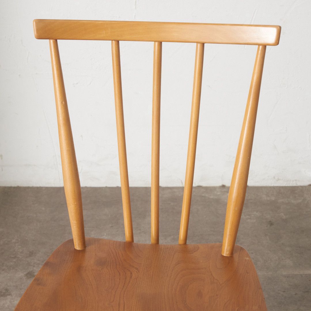 ercol スティックバックチェア ヴィンテージ 英国 アーコール エルム 