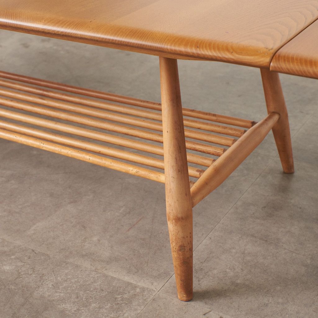 【！送料別！】 レア ERCOL ドロップリーフ オケージョナルテーブル コーヒーテーブル センターテーブル 英国 ヴィンテージ イギリス アーコール 96007 レア ERCOL ドロップリーフ オケージョナルテーブル コーヒーテーブル