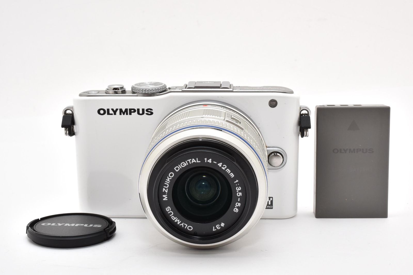 ★美品★ 《シャッター数 6423回》OLYMPUS オリンパス PEN Lite E-PL3 M.Zuiko 14-42mm レンズセット ミラーレス一眼 #K909