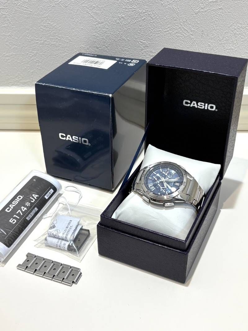 CASIO カシオ wave ceptor 5174JA WVQ-M410DE-2A2JF ソーラー電波時計 CASIO カシオ wave ceptor 5174JA WVQ-M410DE-2A2JF ソーラー電波時計