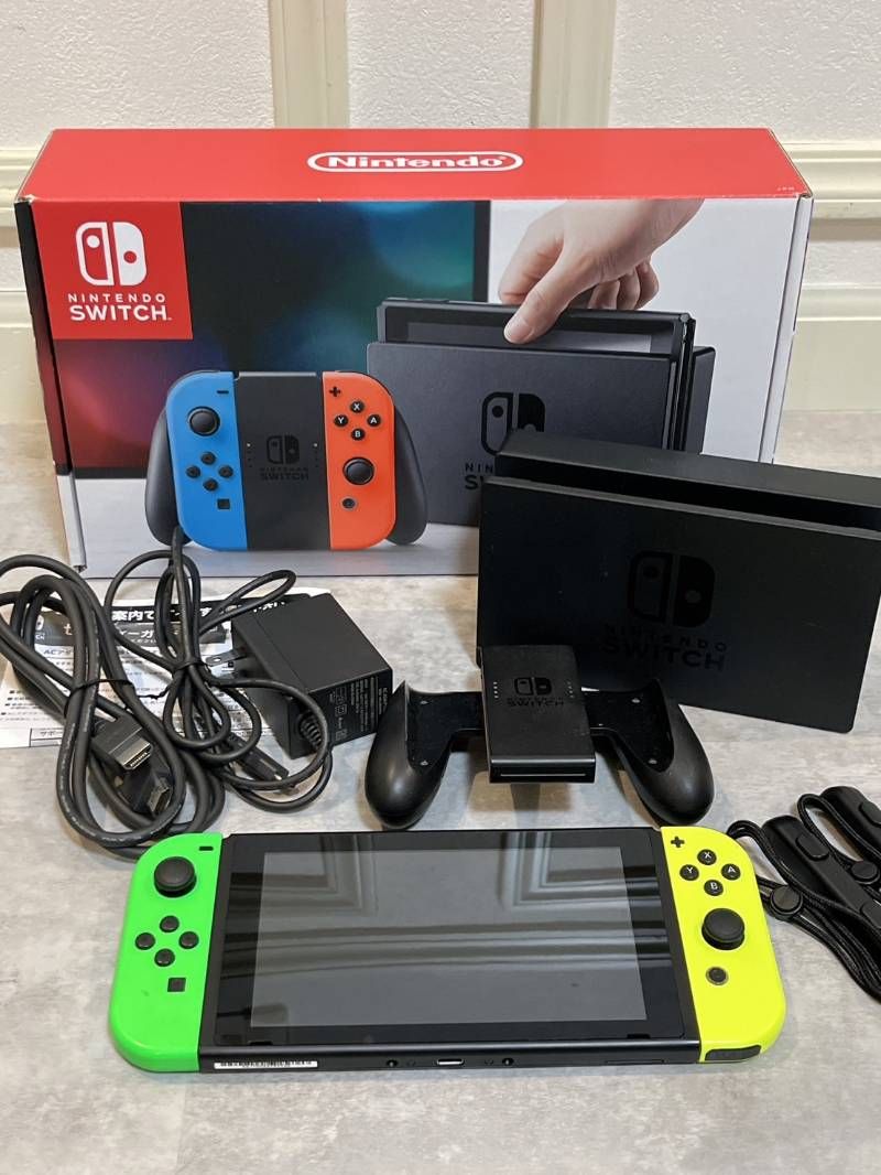 ④ Nintendo Switch HAC-001 任天堂 スイッチ 動作確認ok! 初期化済み