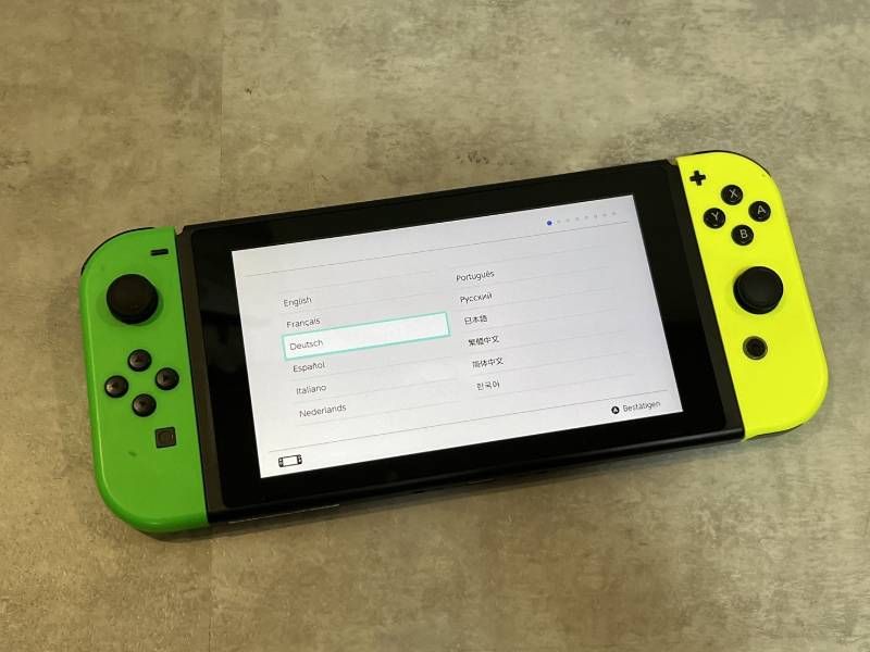 ④ Nintendo Switch HAC-001 任天堂 スイッチ 動作確認ok! 初期化済み