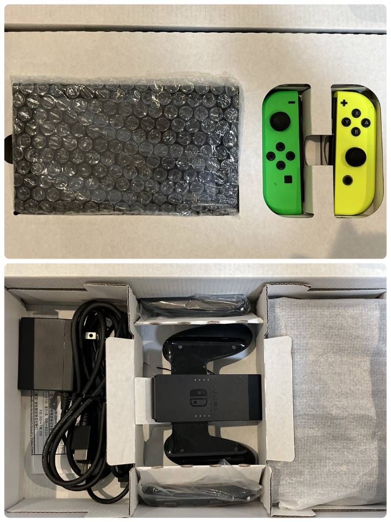 ④ Nintendo Switch HAC-001 任天堂 スイッチ 動作確認ok! 初期化済み