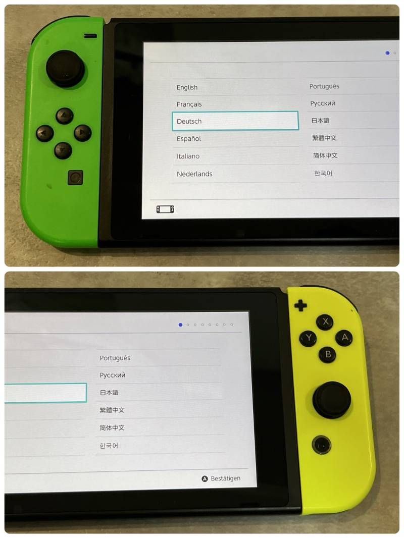 ④ Nintendo Switch HAC-001 任天堂 スイッチ 動作確認ok! 初期化済み