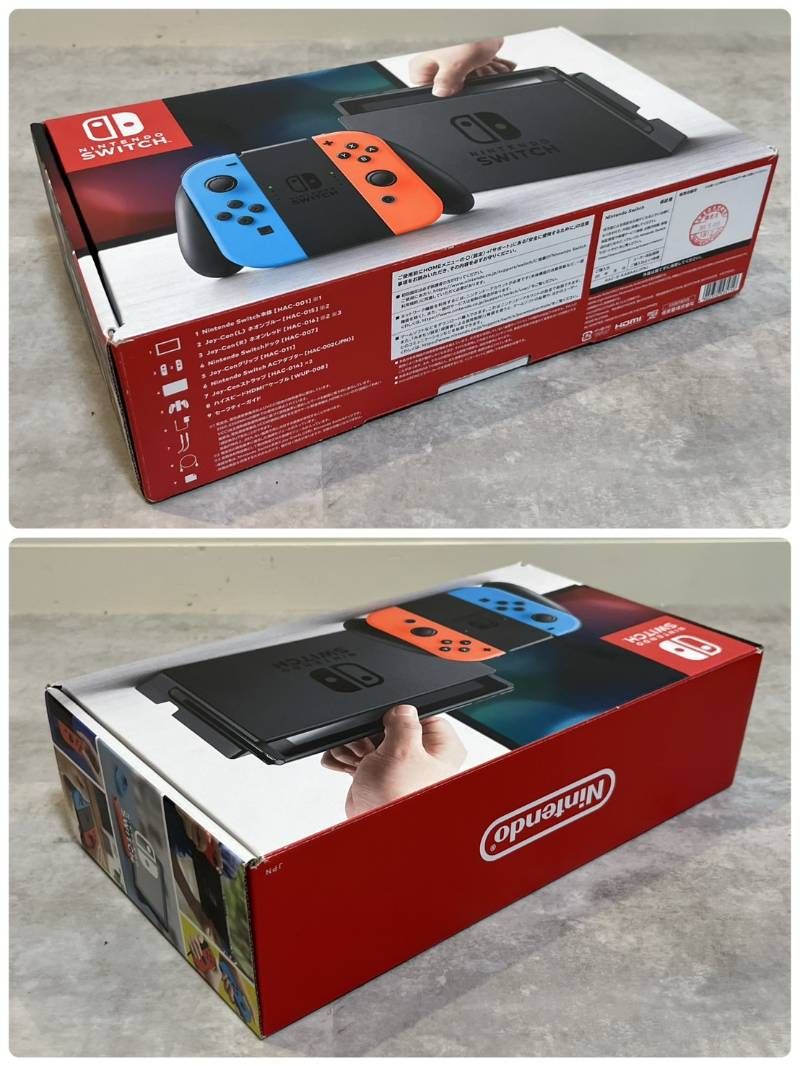 ④ Nintendo Switch HAC-001 任天堂 スイッチ 動作確認ok! 初期化済み