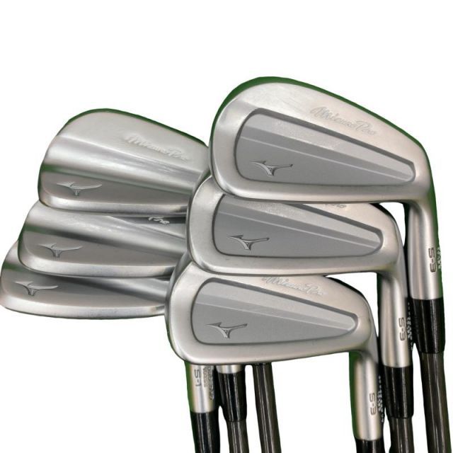 【中古】 ミズノ Mizuno Pro S-3 6S アイアンセット IR 純正特注シャフト (フレックスS) メンズ 男性用 右利き 右用 Cランク ゴルフクラブ