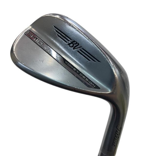 【中古】 タイトリスト VOKEY SPIN MILLED SM10 ツアークロム 54°/14°F ウェッジ WG リシャフト (フレックスその他) メンズ 男性用 右利き 右用 Cランク ゴルフクラブ