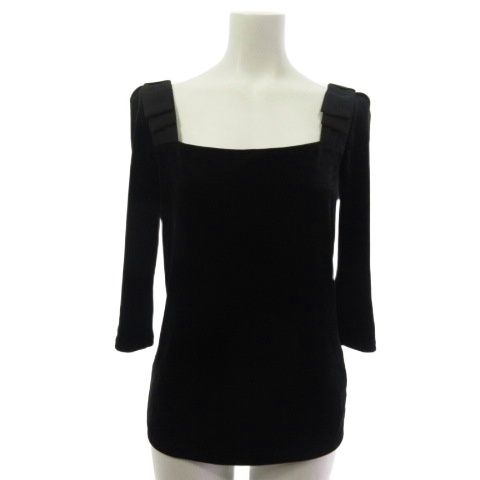 フォクシーベロアカットソー38 フォクシー FOXEY VELOUR NOIR by FOXEY NEWYORK カットソー - メルカリ
