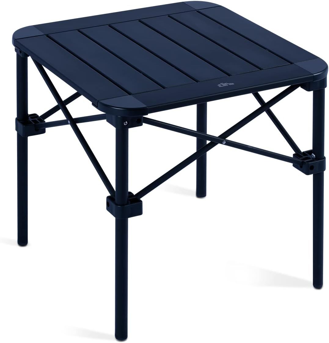 iClimb アルミロールテーブル S 40cm幅 ダブルロック構造 耐荷重80kg 軽量 折りたたみ キャンプ アウトドア ソロキャンプ サブテーブル