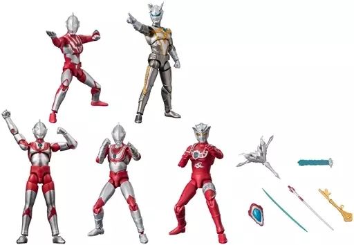 【中古】食玩 トレーディングフィギュア 全6種セット 「超動αウルトラマン9」