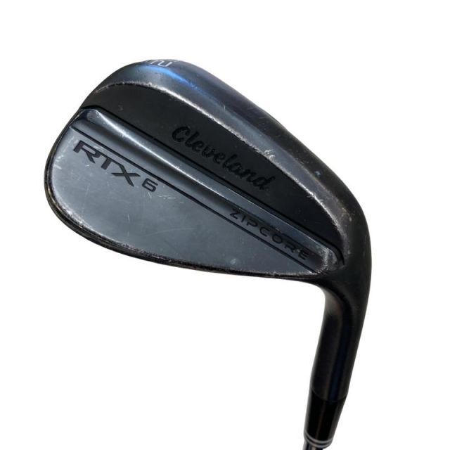 【中古】 クリーブランド Cleveland RTX-6 ZIPCORE ブラックサテン 52°/10° MID ウェッジ WG Dynamic Gold (フレックスS) メンズ 男性用 右利き 右用 Cランク ゴルフクラブ