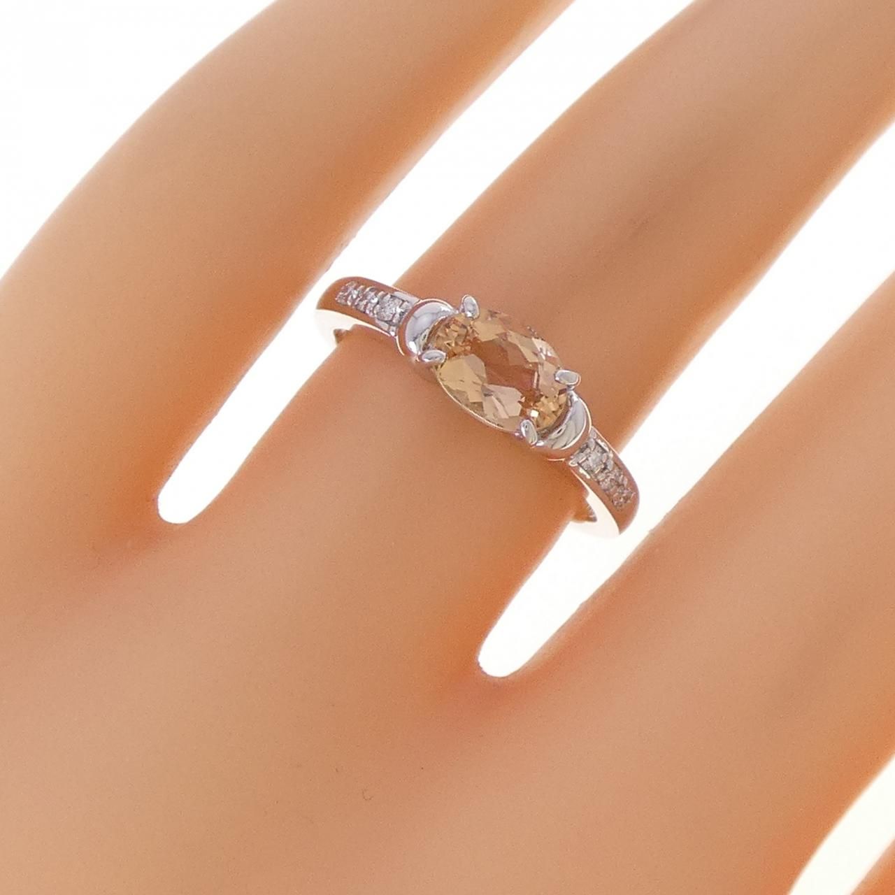 ギンザ タナカ インペリアルトパーズ リング 0.97CT
