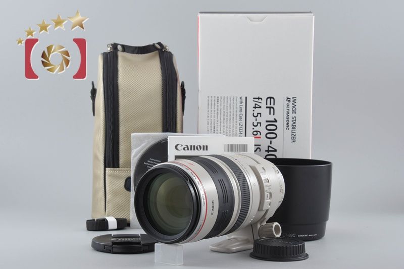 【中古】Canon キヤノン EF 100-400mm f/4.5-5.6 L IS USM 元箱付き