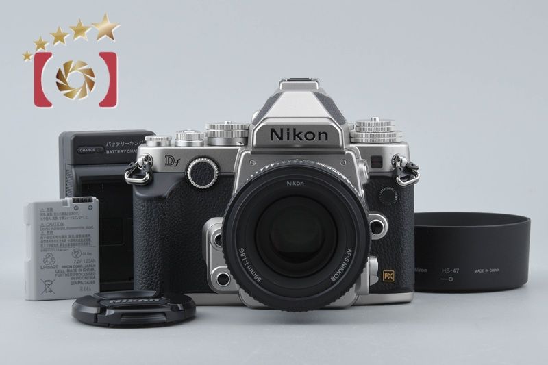 【中古】Nikon ニコン Df 50mm f/1.8 G Special Edition キット シルバー シャッター回数僅少