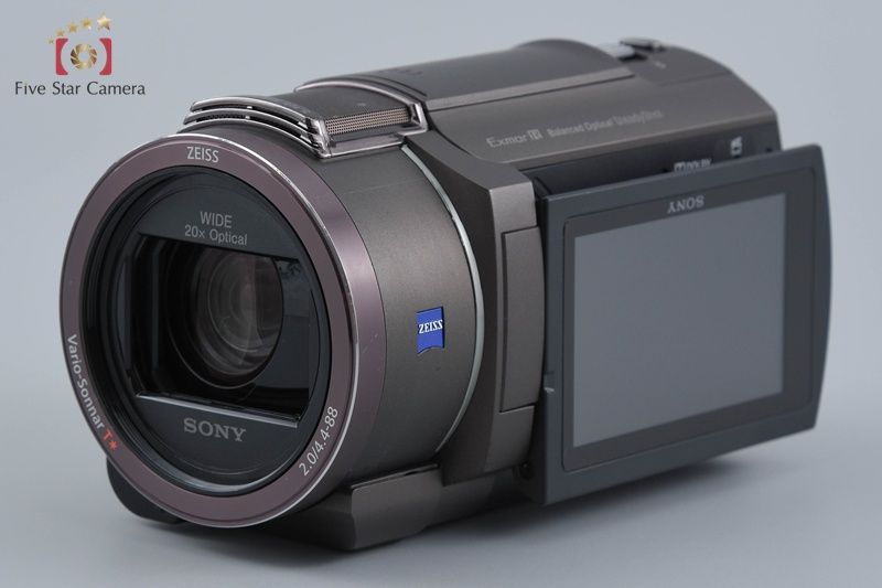 中古】SONY ソニー HANDYCAM FDR-AX45 ブロンズブラウン ビデオカメラ