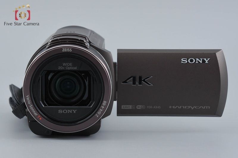 中古】SONY ソニー HANDYCAM FDR-AX45 ブロンズブラウン ビデオカメラ