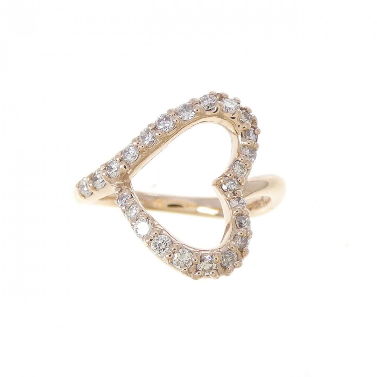 サマンサティアラ ハート ダイヤモンド リング 0.24CT