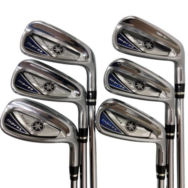 【中古】 ヤマハ inpres UD+2(2019) 6S アイアンセット IR 純正特注シャフト (フレックスS) メンズ 男性用 右利き 右用 Dランク ゴルフクラブ