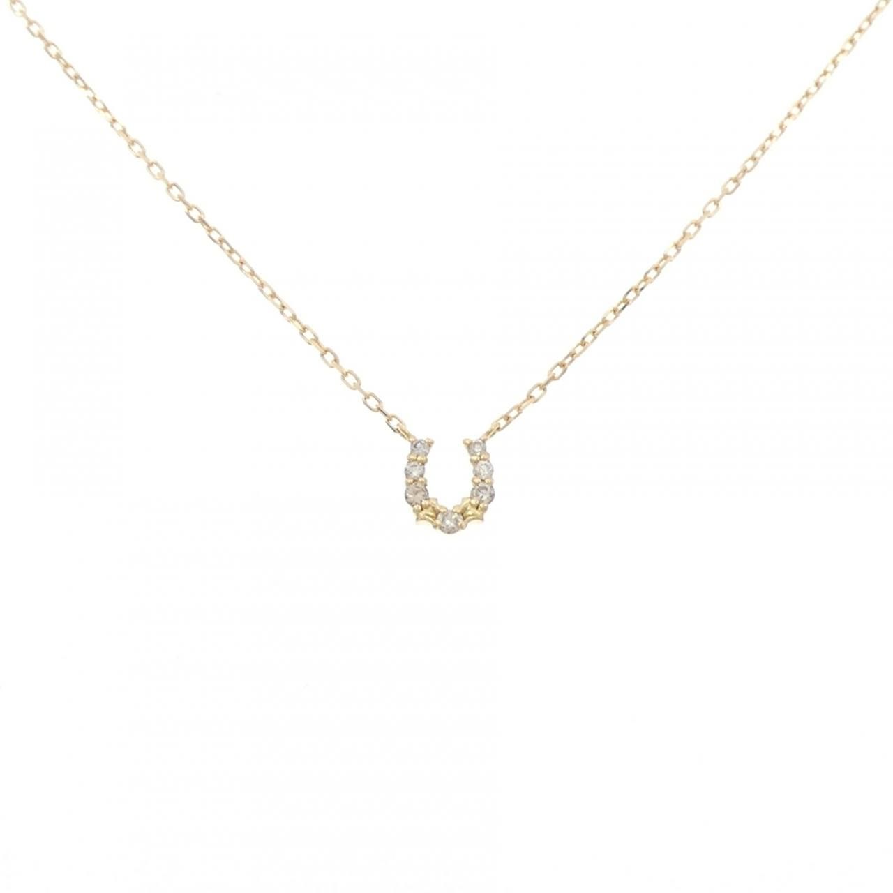 アガット ダイヤモンド ネックレス 0.05CT
