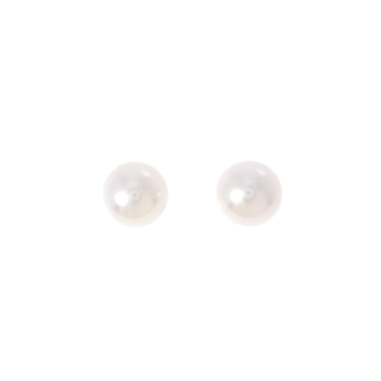 PT900 アコヤパール ピアス 9.0mm