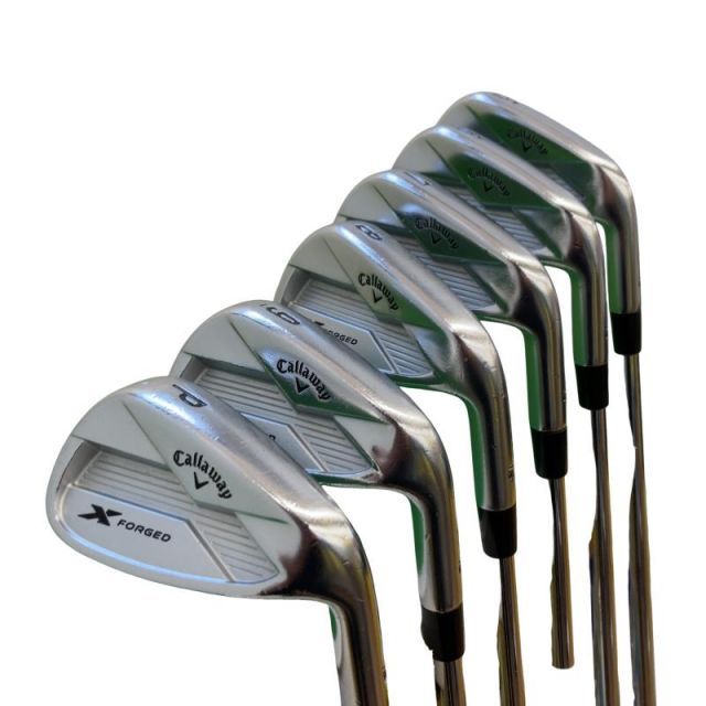 【中古】 キャロウェイ X FORGED(2018) 6S アイアンセット IR NS PRO MODUS3 TOUR120 (フレックスS) メンズ 男性用 右利き 右用 Cランク ゴルフクラブ
