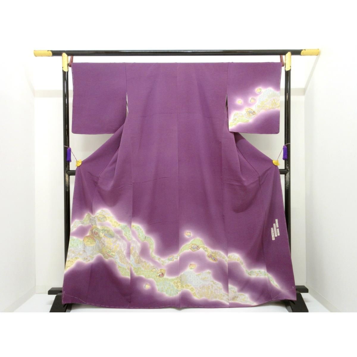 未使用品】訪問着 身幅2L寸【樽本伊勢蔵】 - メルカリ