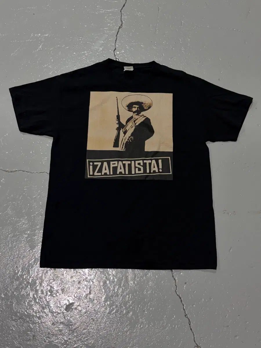 ヴィンテージ Emiliano Zapata ブラック 半袖 Tシャツ
